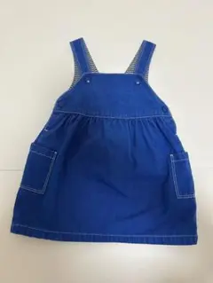プチバトー ジャンパースカート デニム 81cm 18m 女の子