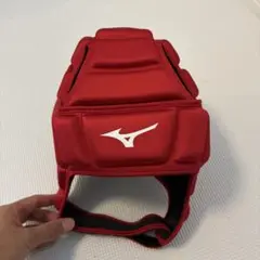 Mサイズ　Mizuno ラグビー ヘッドギア 赤