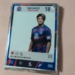 武颯　カターレ富山 しろえび紀行　アクリルカードキーホルダー