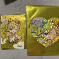 アイナナ　ナンジャ　ミニゲームC賞　クリアカード　箔押し　ナギ