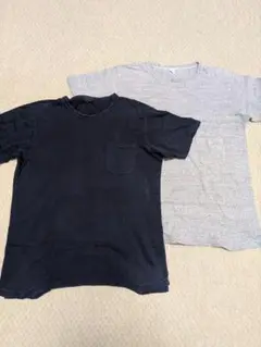 フィルメランジェ ネイビー・グレー Tシャツ 2枚セット