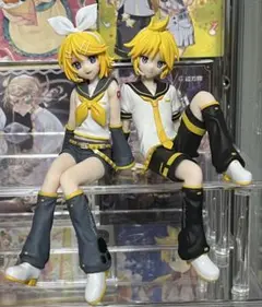 フリューくじ 鏡音リン レン ぬーどるストッパーフィギュア B C賞2点セット