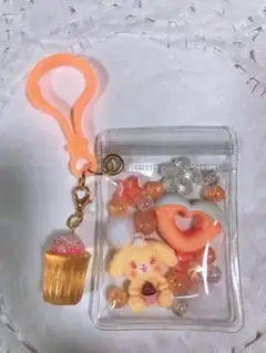 キャンディーバッグキーホルダー オレンジ系