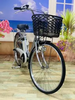 4559 電動自転車パナソニック 6.6Ah 超高性能バッテリー シルバー