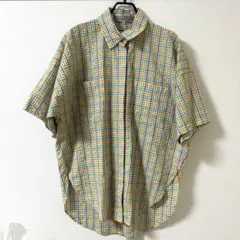 【美品】ノーマ・カマリ　チェックシャツ　昭和レトロ　平成　90年代　ビンテージ