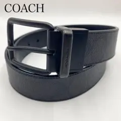 ⭐︎極美品⭐︎ コーチ ベルト シグネチャー ブラック レザー