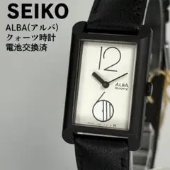 未使用 SEIKO セイコー アルバ 変わり秒針クォーツ時計 電池交換済