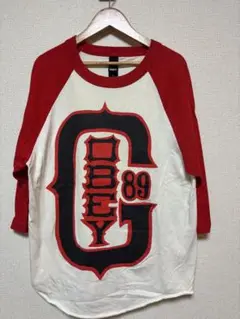 OBEY ラグラングラフィックプリント Mサイズ 七分袖カットソー