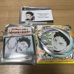 ハイキュー　岩泉一　ファンパーク　キーホルダー　コレクション缶バッジ　名刺カード