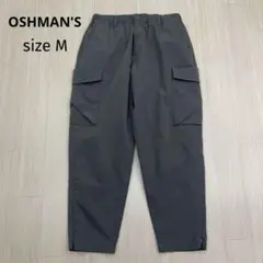 ★ OSHMAN'S カーゴパンツ　ワークパンツ　チャコールグレー　M