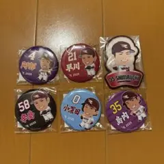 楽天イーグルス　ガチャガチャ　缶バッジセット➕輪投げ特典バッジ