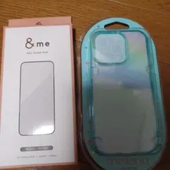 &me フルガラスフィルム クリアケース　iPhone16Pro