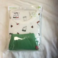 新品　ユニクロ　miffy パジャマ　120 ホワイト/グリーン