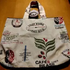 ハンドメイドバッグ　肩掛け　布製　アメリカンカントリー風