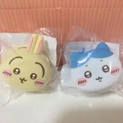 ちいかわ おかおミニシリコンポーチ うさぎ ハチワレ 2種セット