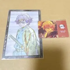鬼滅の刃　無限城編　我妻善逸　おすそ分けポストカード　ダイニング　ポイントカード