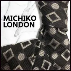 MICHIKO LONDON ミチコロンドン　ネクタイ　ブラック　総柄