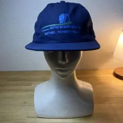 【希少】USA製SPINNAKER vintageキャップ ネイビー企業