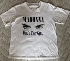 マドンナ who's that girl リプリントTシャツ Lサイズ美品。