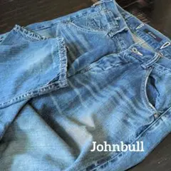 Johnbull ストレートデニム ブルー