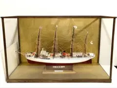 大型帆船模型◆今井科学◆日本丸 1／100 組立完成品 ケース付き 引き取り限定