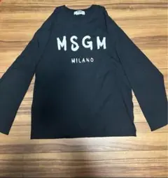 MSGM ロゴプリント 長袖カットソー