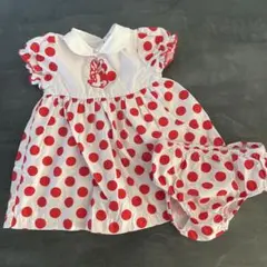 【激レア】ディズニーBaby 70 水玉ミニーワンピース