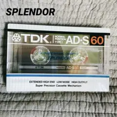 新品未使用　SPLENDOR スプレンダー　カセットテープ　TDK AD-S