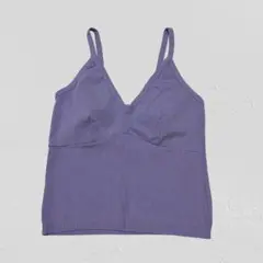 TARA JARMON♡クロップドキャミソール　フランス製　パープル　F
