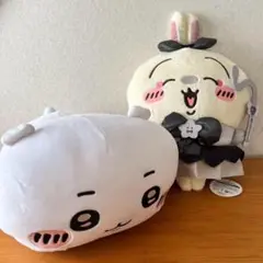 2個セット　ちいかわ　悪いバージョンだBIGぬいぐるみ　だららんBIGぬいぐるみ
