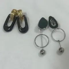 イヤリング 2個セット