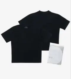 美品★スリードッツ M パックT 黒 クルーネックのみ メンズ 半袖Tシャツ