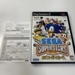 セガスーパースターズ　ハガキ付き　盤面ほぼ傷なし美品　全体的に美品
