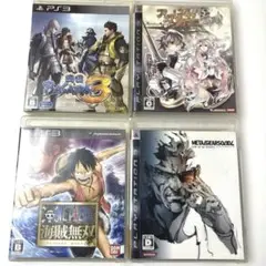 PS3 ゲームソフト ４本　まとめ売り