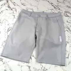 美品　プライベートレーベル　ゴルフ　ハーフパンツ　ジャージ　グレー　Lサイズ