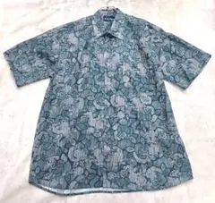 新品　日本製　ミエル　高島ちぢみ　綿100%半袖シャツ　L　メンズ