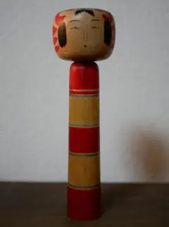 伝統こけし ★ 鯖湖 / 高橋通 約18.5cm ★ 三十五秋