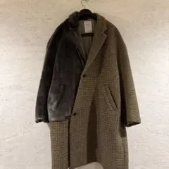 大きいサイズ　ミスタージェントルマン　ロング　ピーコート　XL キャメル MISTER GENTLEMAN RIDERS FRONTCOAT 20AW ジャケット・アウター