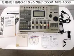 通電OK！ZOOM MRS-1608 マルチトラックレコーダー ジャンク 通電OK！ZOOM MRS-1608 マルチトラックレコーダー ジャンク