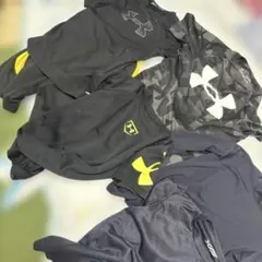Under Armour YMD/JM/M 黒 Tシャツ アンダーシャツ