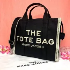 MARC JACOBS マーク ジェイコブスザモノグラム トート バッグブラック
