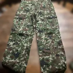 MILITARY日本自衛隊迷彩ワークカーゴパンツ 複数ポケットグリーンXLサイズ