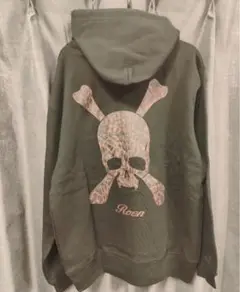 Roen レオパードスカルプルオーバー パーカー　オーバーサイズスウェット XL