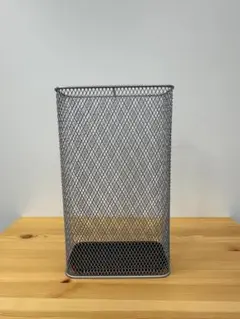 メッシュ金属製 傘立て シルバー