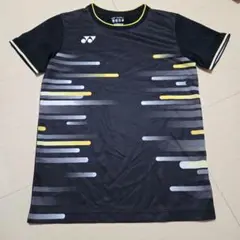 YONEX バドミントンウェア ブラック/イエロー JP SS