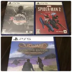PS5ソフト3本セット(プロダクトコード未使用)あり