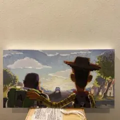 ディズニー　ピクサー展　キャンバス　アート　トイストーリー　グッバイ　アンディ ディズニー ピクサー展 キャンバス アート トイストーリー