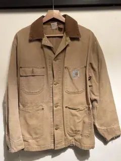 Carhartt ベージュ カバーオール 100周年記念