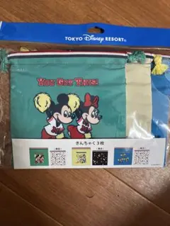 東京ディズニーリゾート　きんちゃく3枚セット