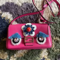 FENDI フェンディ モンスター マイクロバケット ミニショルダー